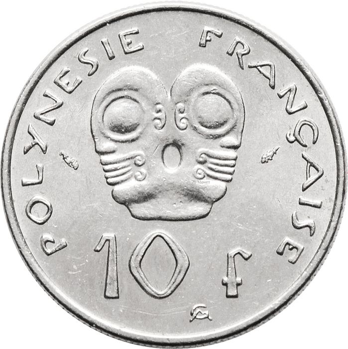 10 франков 1972-2005 Французская Полинезия