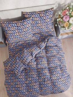 Наволочка комплект 2шт перкаль Сказка "Вязание" 50x70 см на молнии