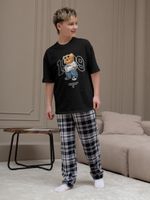 Костюм для мальчика Мишель-3 Виотекс ЧЁРНЫЙ