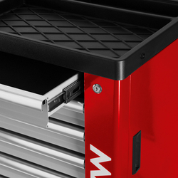 МАСТАК (521-07580R) Тележка инструментальная, 7 выдвижных ящиков, "НОВА", красная