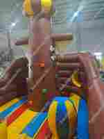 Надувной батут-горка "Фрегат", 9х4