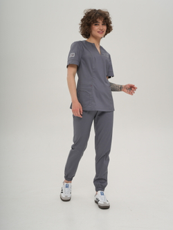 Костюм медицинский женский | Бл-331/2а +Б-128 клеон экстра