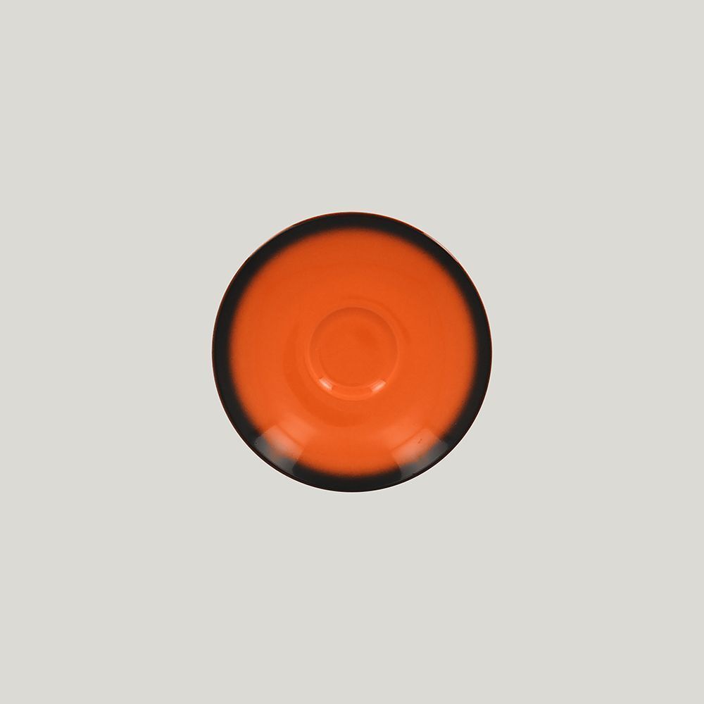 Блюдце RAK Porcelain LEA Orange 13 см, к чашке 81223538 (оранжевый цвет)