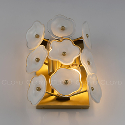 Бра Cloyd EFIOPIA W2 / выс. 28 см - латунь (арт.20393)