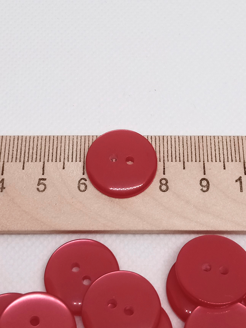 Пуговица 28L (18мм) 2 прокола, пластик, 1 шт