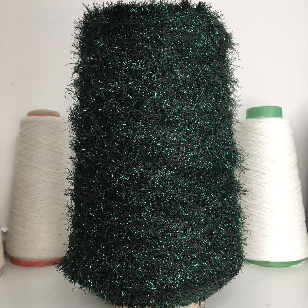 IPNOTICO Lineapiu' фибра, люрекс, 240м/100гр, col.А9854 VERDE SC. S714