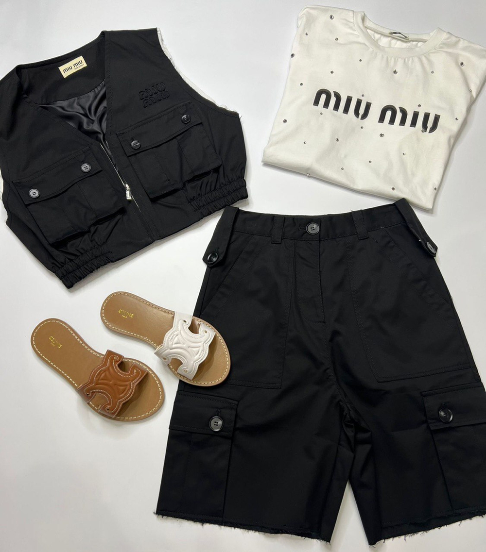 Шорты MIU MIU, арт. 696828