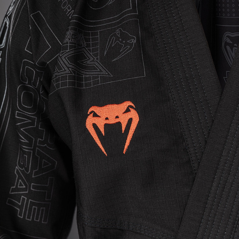Кимоно Combat Venum BJJ Gi - Black/Grey