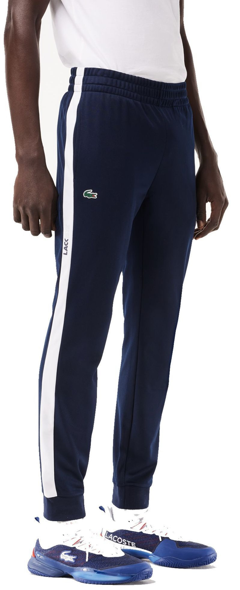 Мужские теннисные штаны Lacoste Technical Pants - небесный