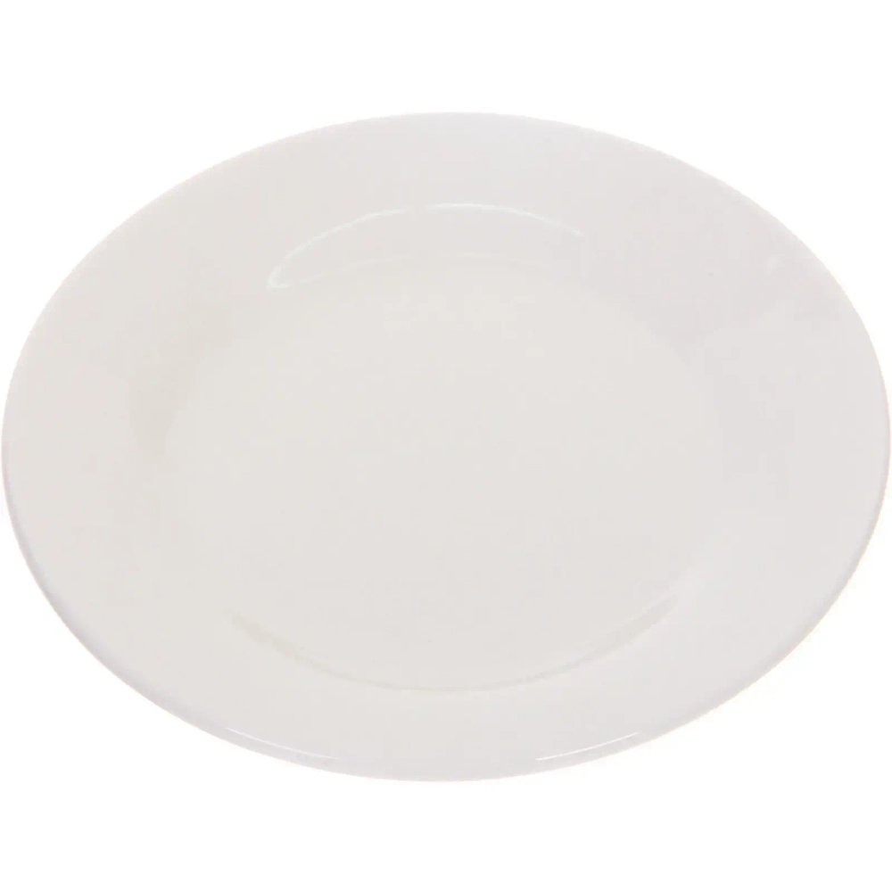 Тарелка керамическая «Белая классика» 17,5см