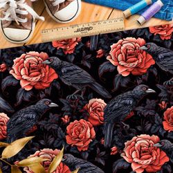 Ткань Ниагара Софт живописные розы