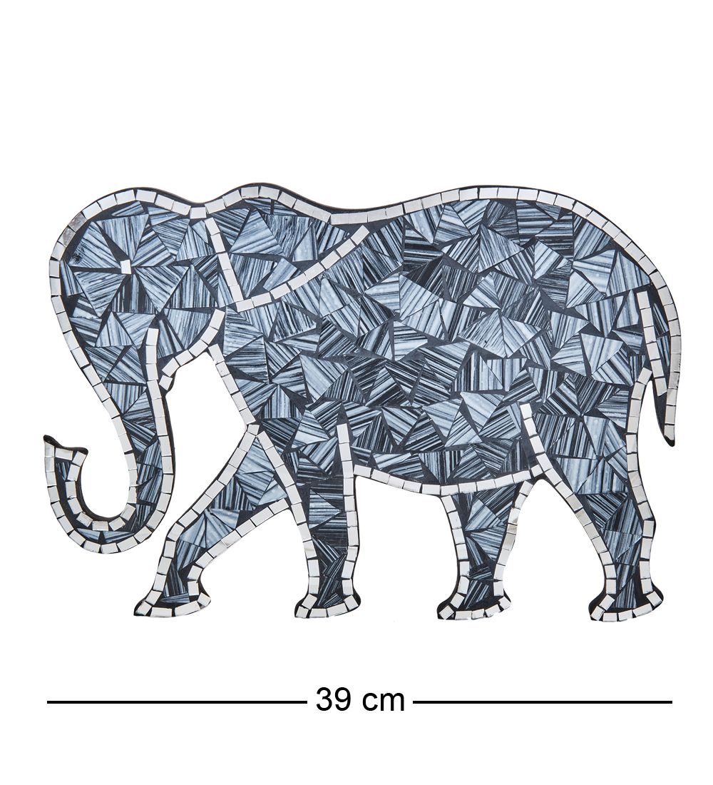Decor and Gift 48-007-04 Панно «Слон» набор из семи (мозаика, о.Бали)
