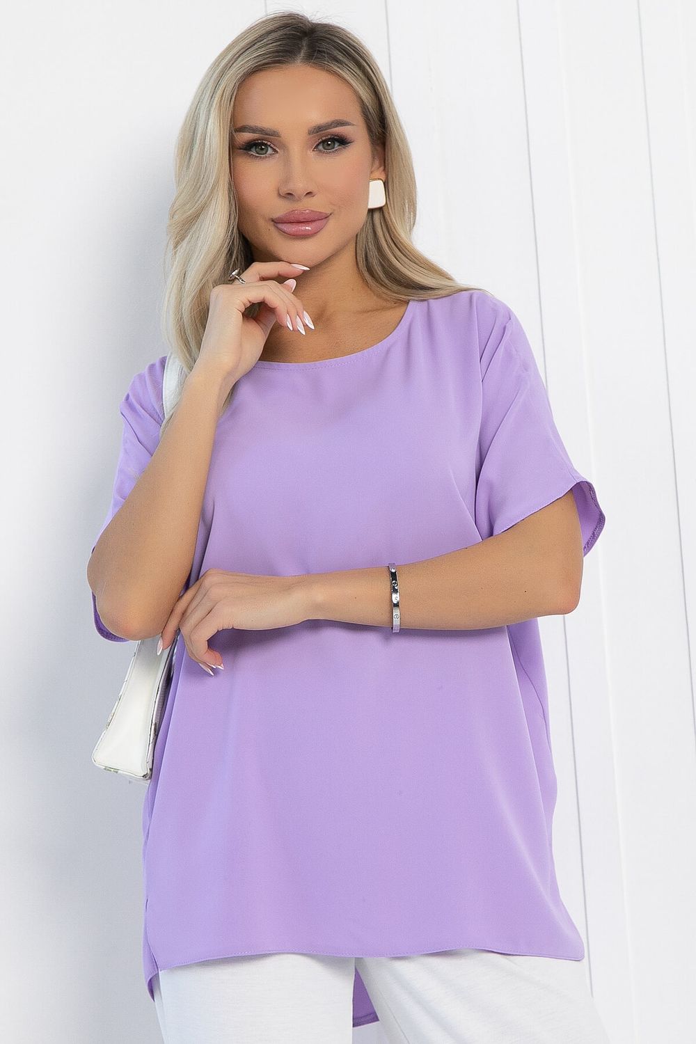 Блуза Морган НЬЮ (сиреневая) Б12978-16М LT Collection