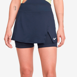 Женская теннисная юбка Nike Court Victory Dri-Fit Straight Skirt Women - Dark Blue