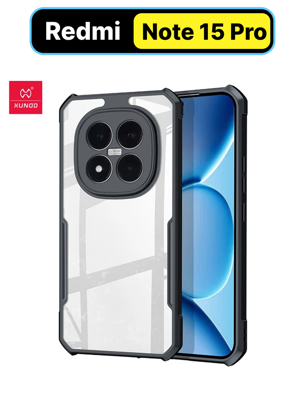 Чехол на Redmi Note 15 Pro 5G противоударный с усиленными углами XUNDD