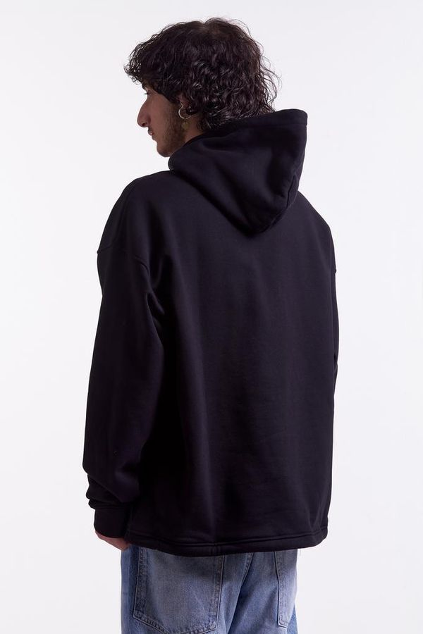 Худи Мак Warm со шнурком в поясе черный - фото 4