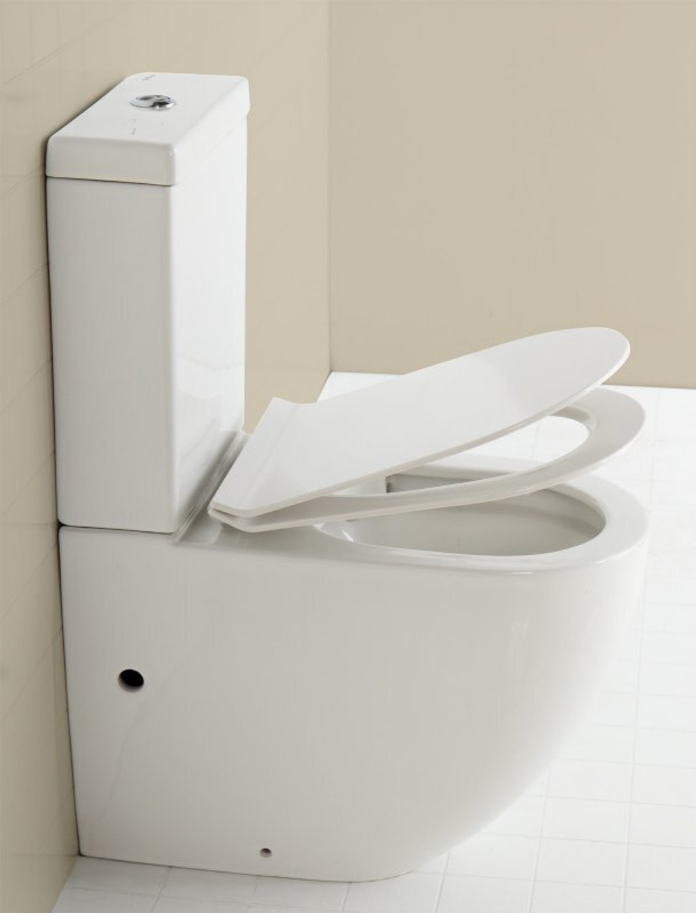 Унитаз-компакт BelBagno Sfera-R BB2141CPR безободковый P-trap