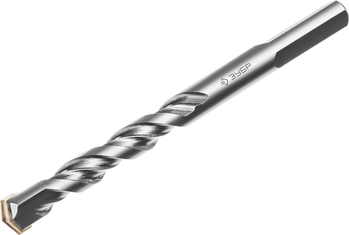 ЗУБР ПРОФЕССИОНАЛ 7 x 100 мм сверло по бетону усиленное, 3-х гранный хвостовик