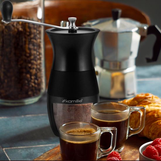 Кофемолка механическая Kamille КМ 7065