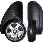 Колёса PLG-HK 22010A (высота 140), чёрный