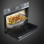 Компактный духовой шкаф Smeg SF4102VCS