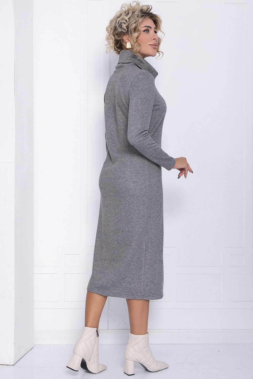 Платье Милен (серое) П12161 LT Collection