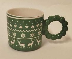 Fincan/Чашка/Cup Yeni il Maral naxışlı