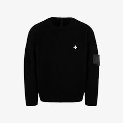 Свитер Blackout Heavyweight Cropped Knitted черный