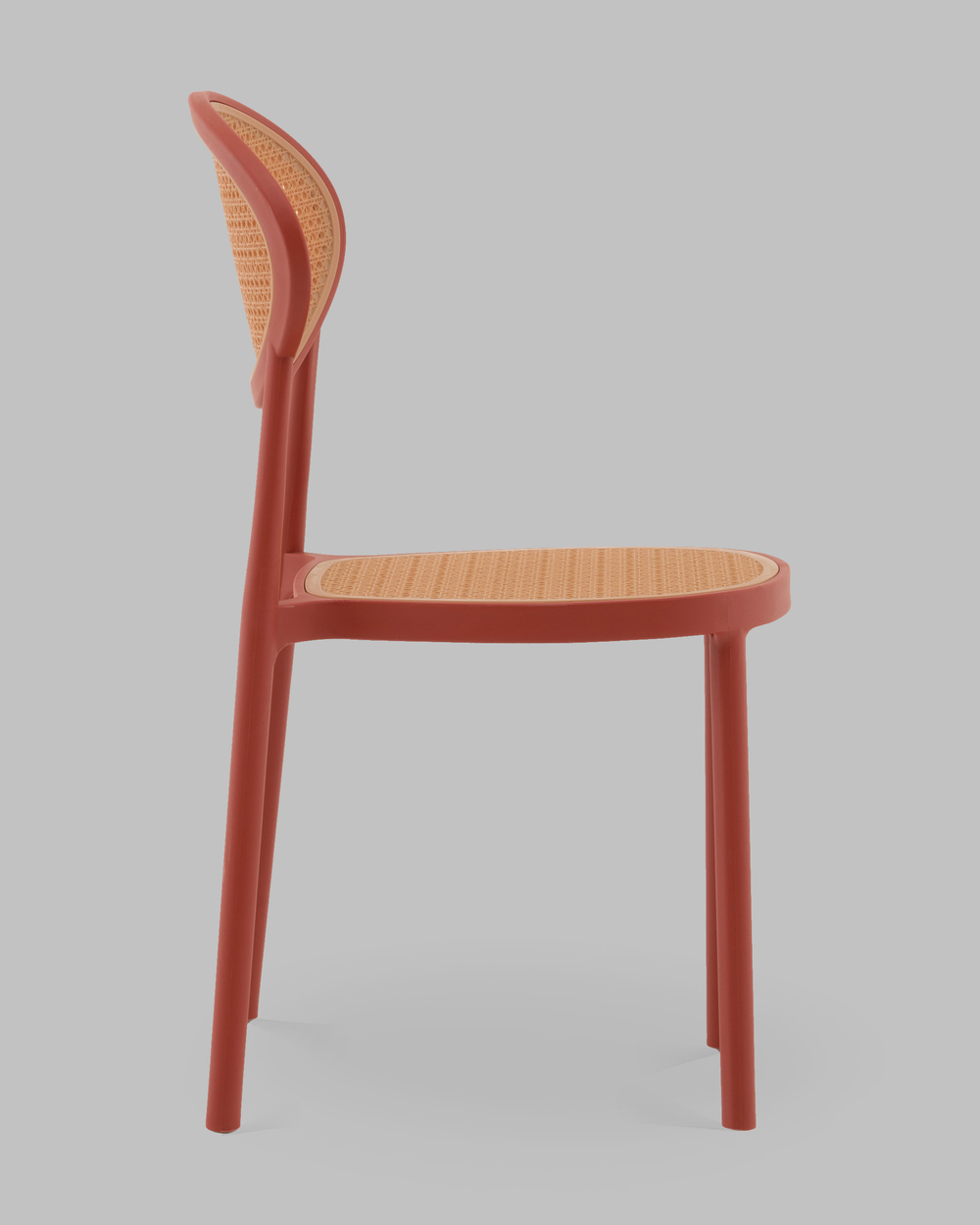 Стул Junie пластиковый красный