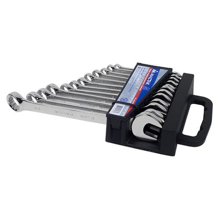 Цена на МАСТАК (0211-12H) Набор комбинированных ключей, 8-22 мм, 12 предметов