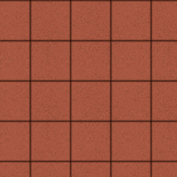 Тротуарная плитка КВАДРАТ 200х200 мм - Стандарт Красный