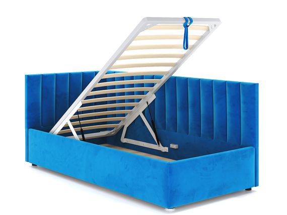 Кровать Negga Mellisa 90 Угловая ЛЕВАЯ Velutto 45