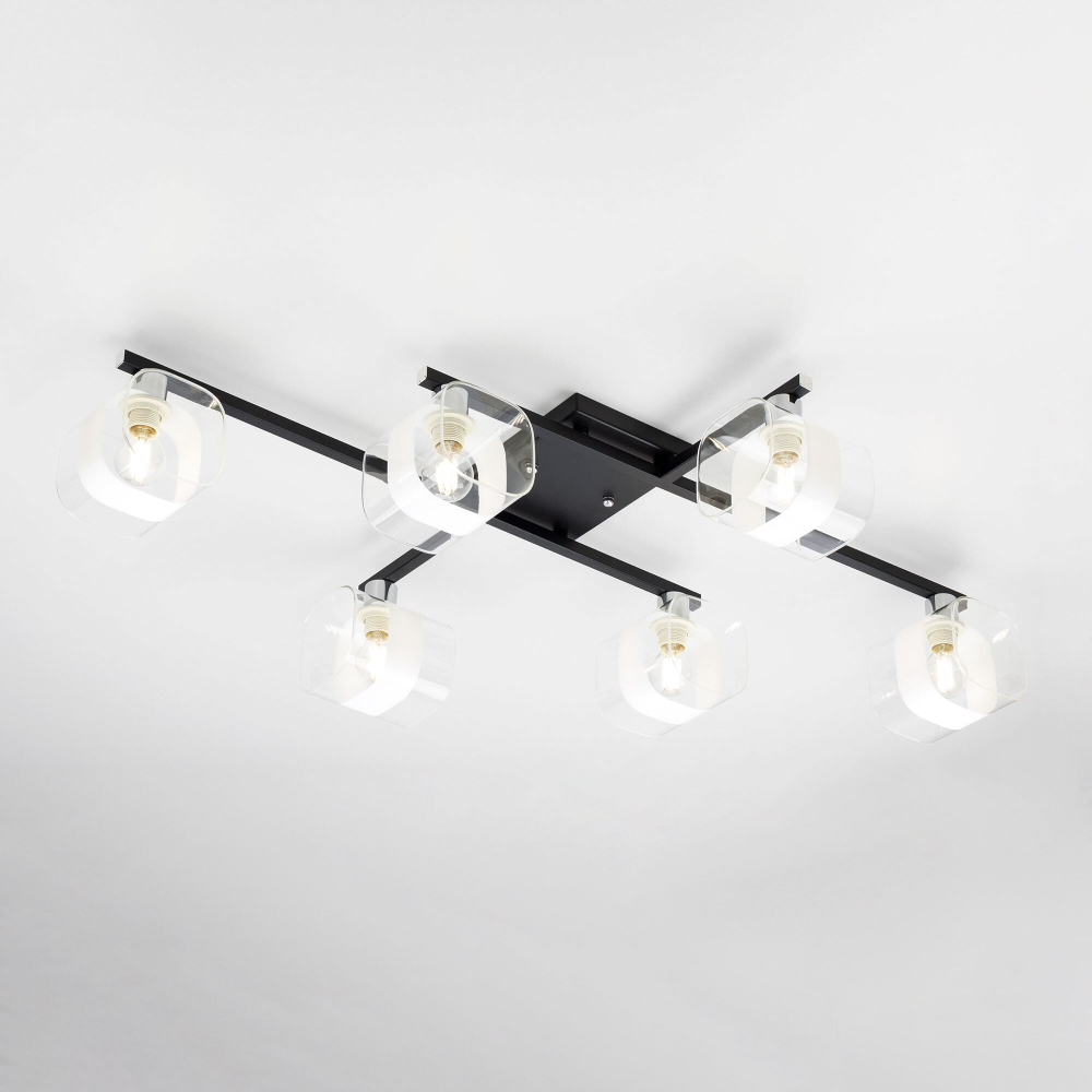 Citilux Вирта CL139165 Люстра потолочная Чёрная Матовая