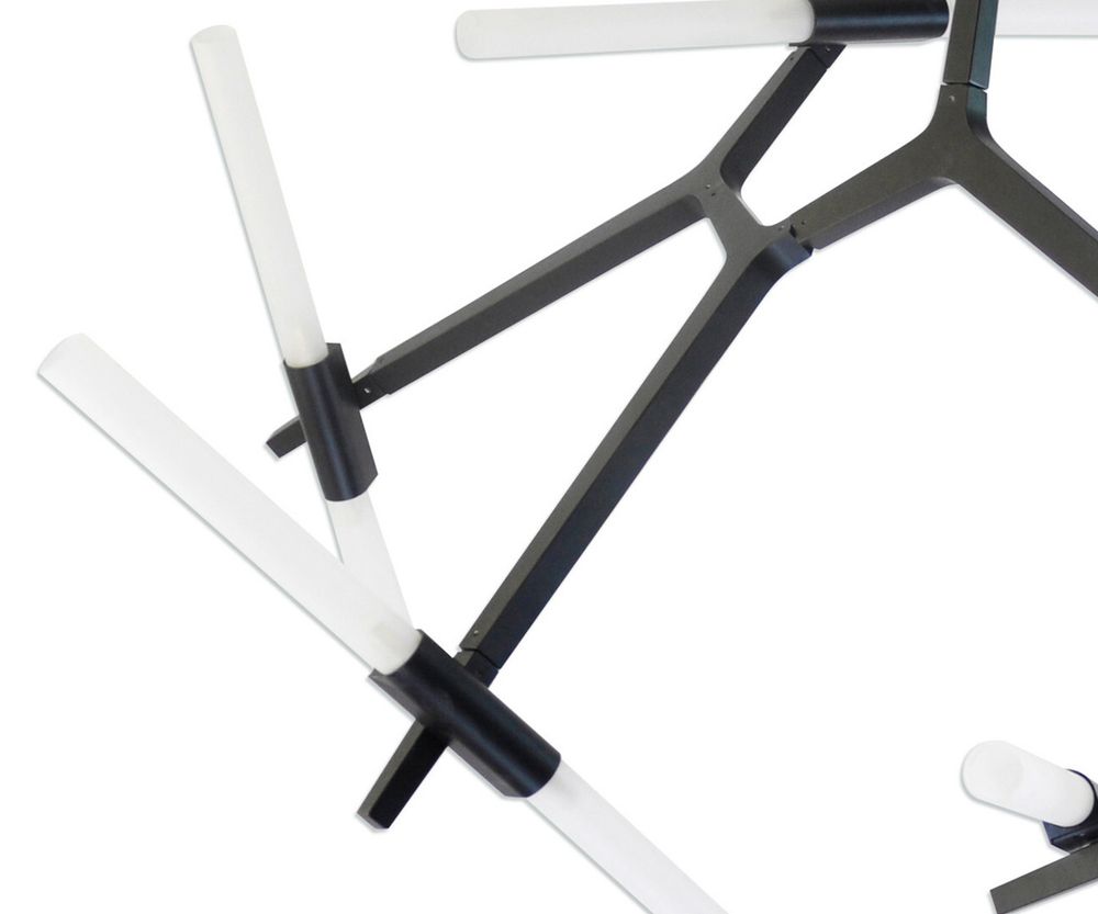 Kink Light 07531-12,19 Люстра Никс черный G9 60W