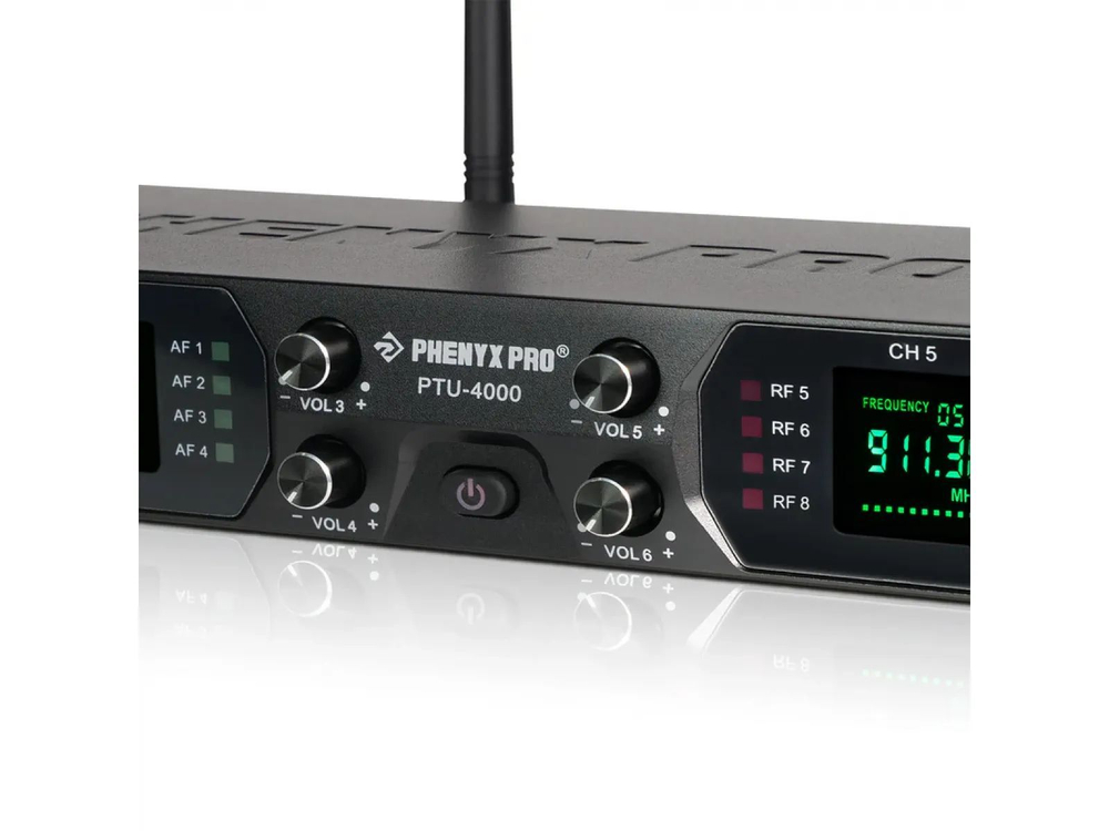Беспроводная микрофонная система Phenyx Pro PTU-4000 8H
