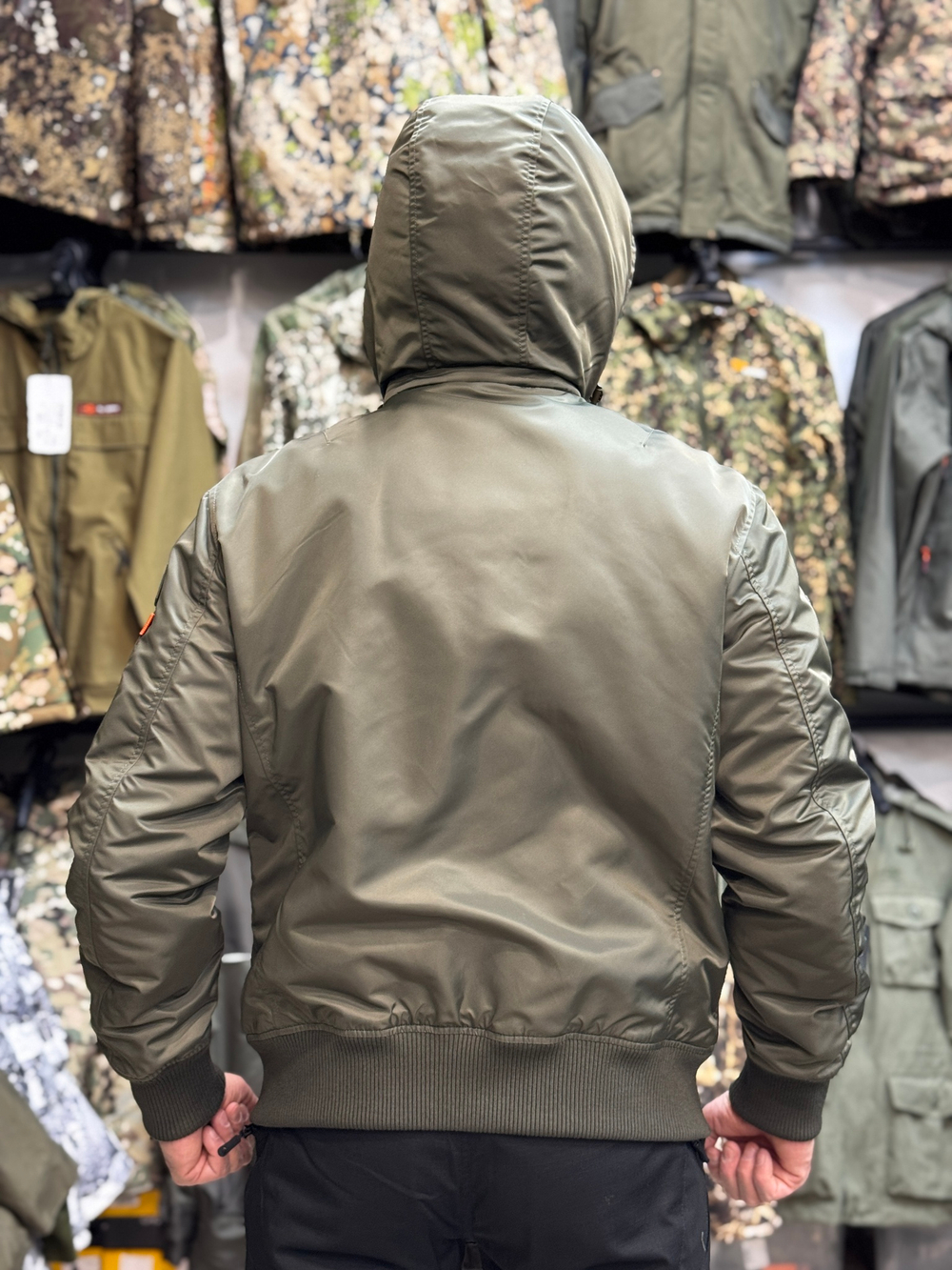 Куртка бомбер Corbona Деми олива