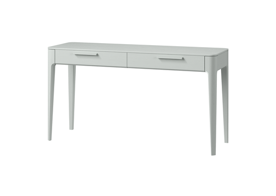Консоль Type oak 2 ящика ширина 140 см (светло-серый)