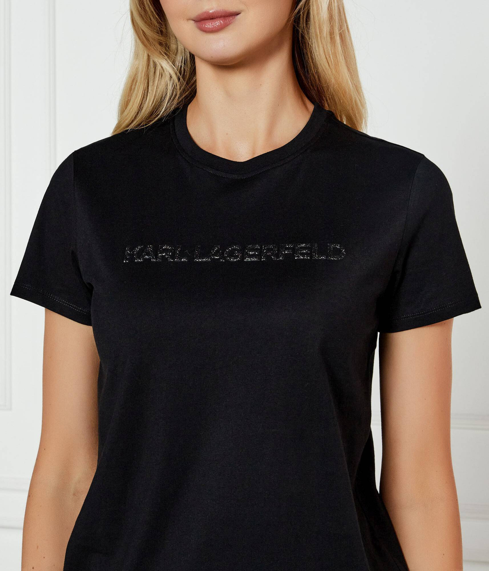 Футболка LOGO Karl Lagerfeld - черный(A1W17076)