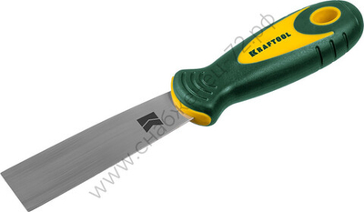 KRAFTOOL 30 мм х-образное профилированное полотно двухкомпонентная ручка, нержавеющий, Шпатель (10035-030)