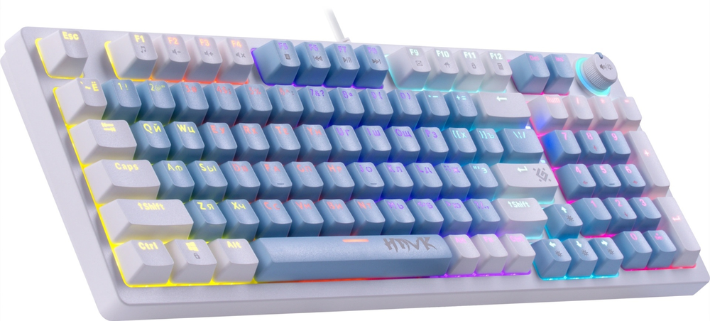 Клавиатура Defender Hawk GK-418 голубой