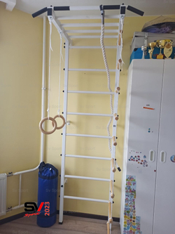 Монтаж шведской стенки Sv Sport в бетонные, кирпичные стены