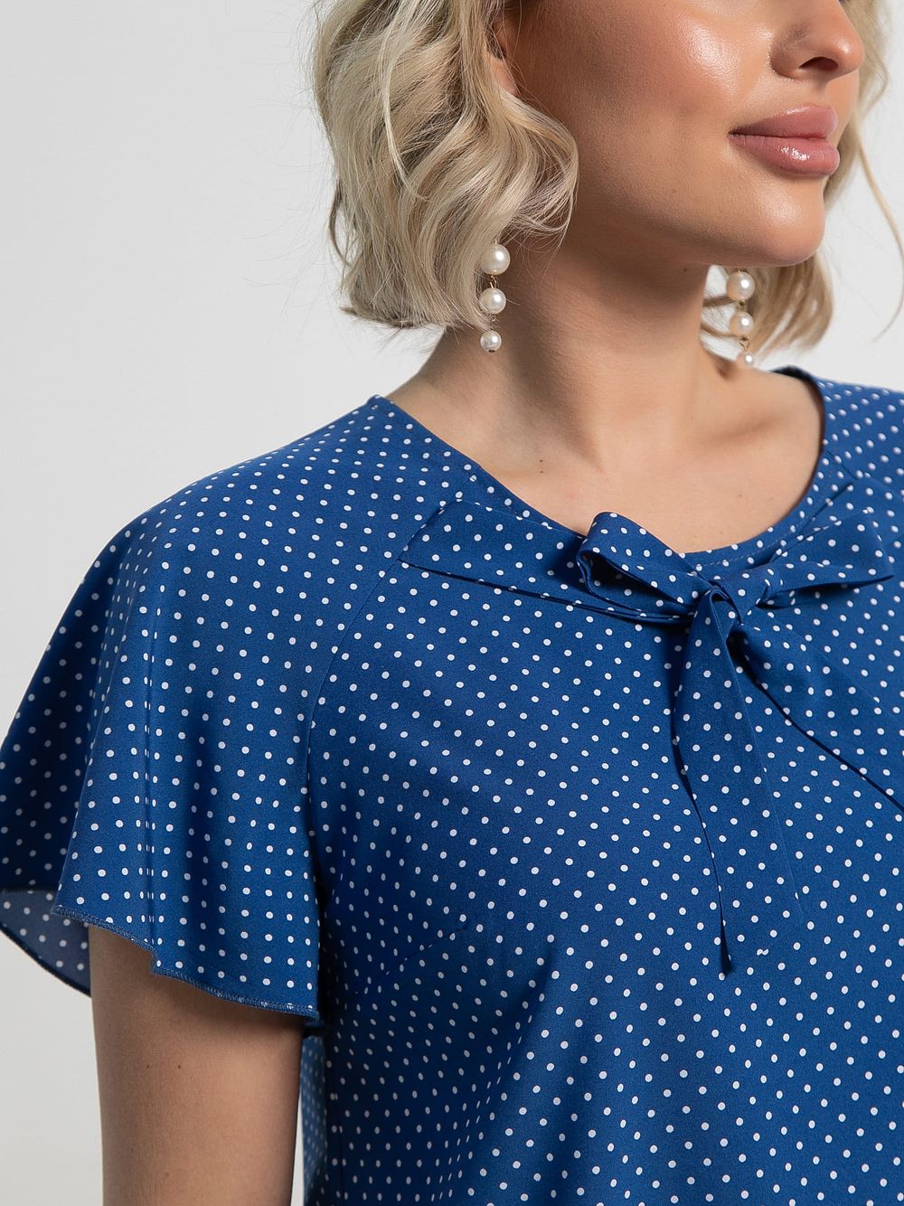 Блуза Сицилия (голубая) Б15247-19М LT Collection