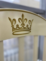 Кровать детская "Julia 11" автостенка, универсальный маятник (слоновая кость)