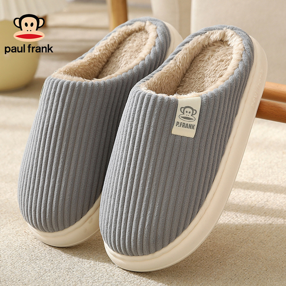Домашние тапочки Paul Frank Ribbed (Grey)