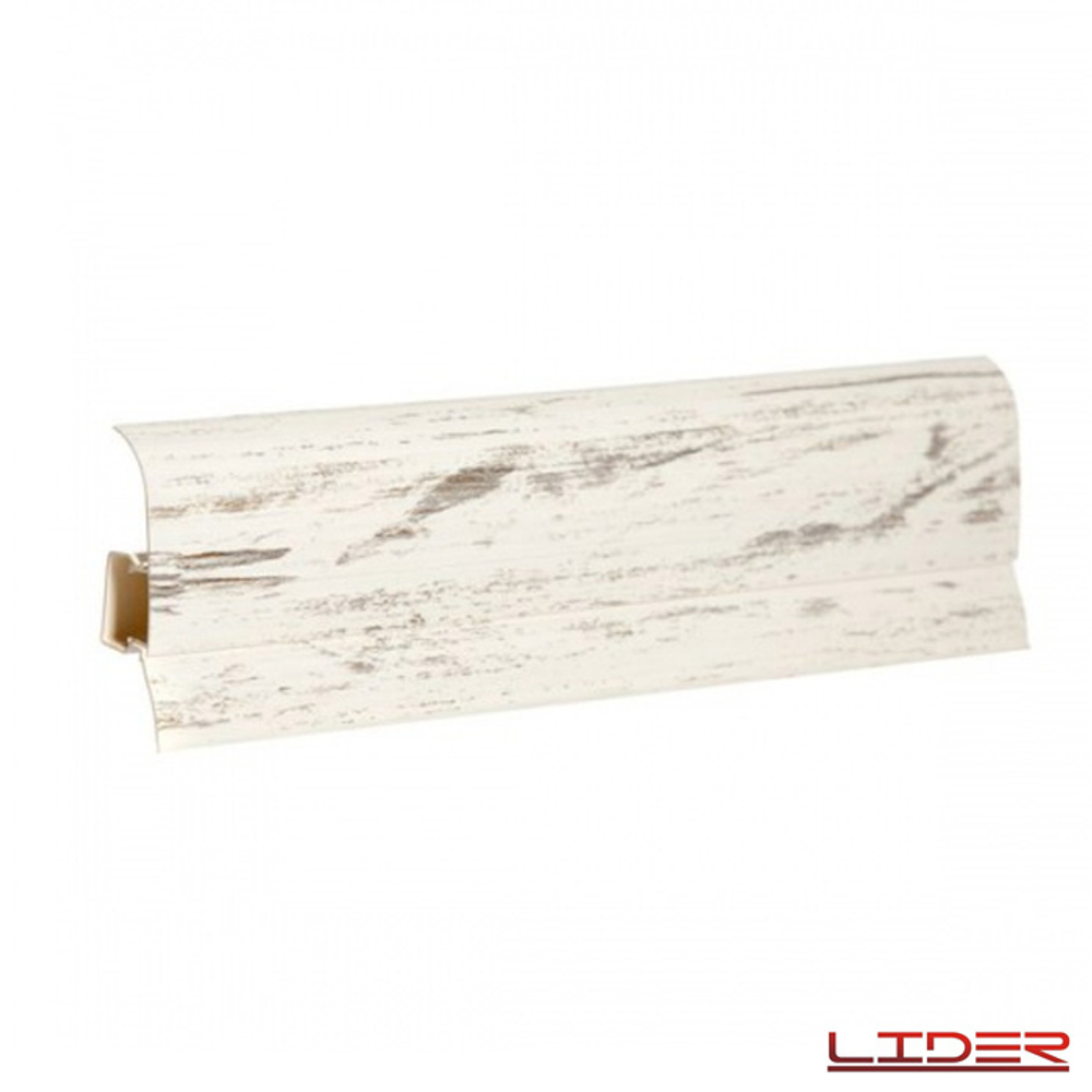 ПЛИНТУС "LIDER-75" 758 Дуб серебряный 75*20мм 2,5м с к/к.