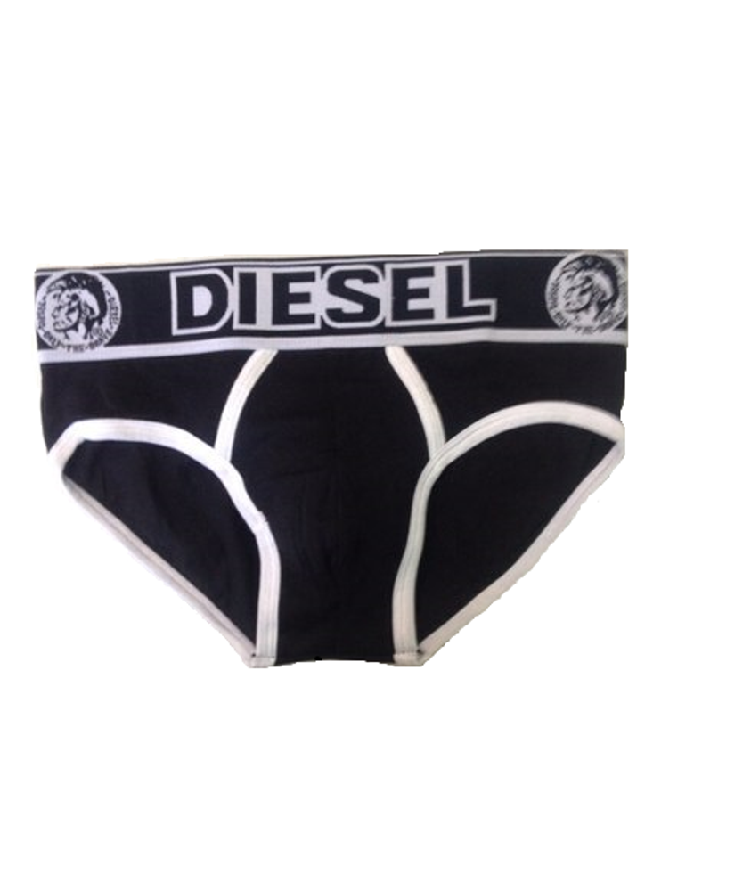 Мужские трусы брифы черные (модал)  Diesel Indian Black Brief DIS0088