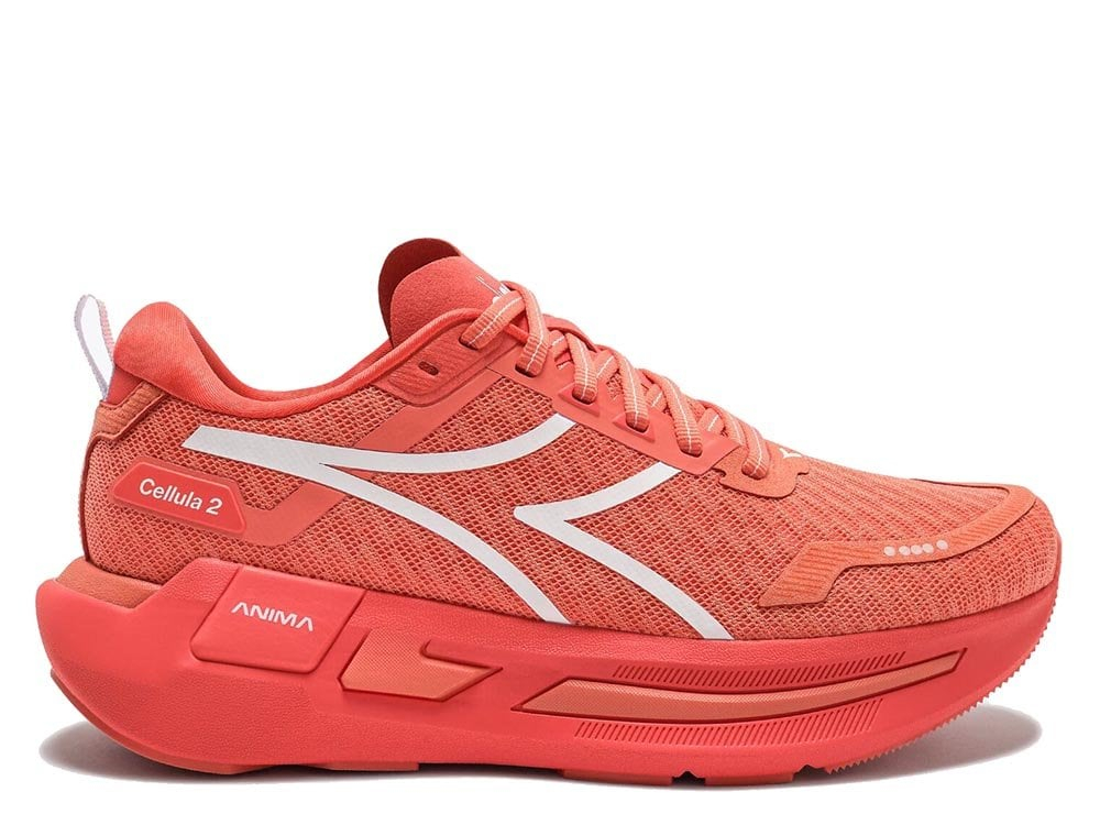 Женские кроссовки для бега Diadora Cellula 2 W Коралловые