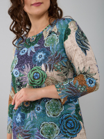 Лонгслив ЛНв-306/мультицветы