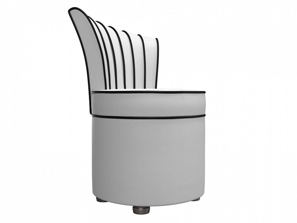 Пуф Ирис, Белый, Экокожа, 29293