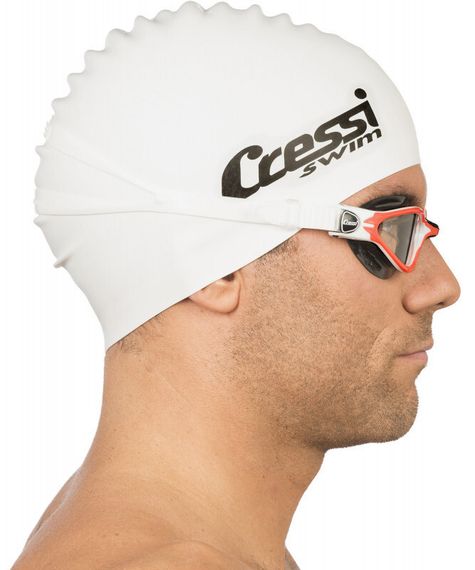 Очки для плавания Cressi Thunder белый/оранжевый